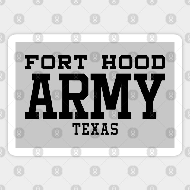 Mod.1 US Army Fort Hood Texas Military Center Magnet by parashop